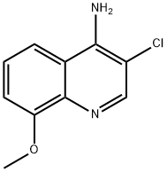 4-Amino-3-chloro-8-methoxyquinoline Struktur