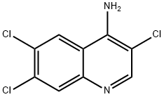 4-Amino-3,6,7-trichloroquinoline Struktur