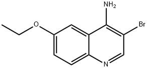 4-Amino-3-bromo-6-ethoxyquinoline Struktur