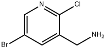 (5-Bromo-2-chloropyridin-3-yl)methanamine Struktur