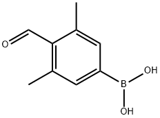 4-Formyl-3,5-dimethylphenylboronic acid Struktur