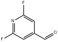 2,6-Difluoropyridine-4-carboxaldehyde Struktur