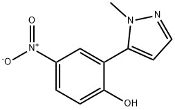 2-(2-Methyl-2H-pyrazol-3-yl)-4-nitrophenol Struktur