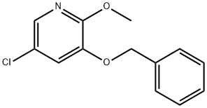 3-Benzyloxy-5-chloro-2-methoxypyridine Struktur