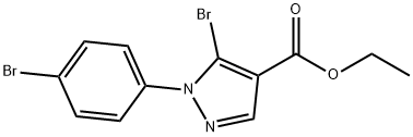 5-溴-1-(4-溴苯基)-1H-吡唑-4-羧酸乙酯, 1245258-73-4, 結(jié)構(gòu)式