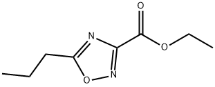 ethyl 5-propyl-1,2,4-oxadiazole-3-carboxylate Struktur