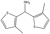 Bis(3-methylthiophen-2-yl)methanamine Struktur