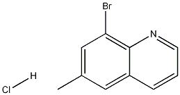 8-Bromo-6-methylquinoline HCl Struktur