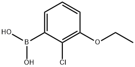 2-Chloro-3-ethoxyphenylboronic acid Struktur