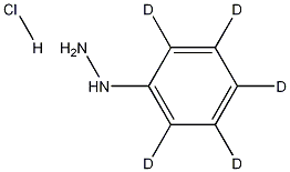 Phenyl-d5-hydrazine Hydrochloride Struktur