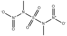 N,N'-Dimethyl-N,N'-dinitro-sulfamide Struktur