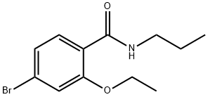 N-Propyl 4-bromo-2-ethoxybenzamide Struktur