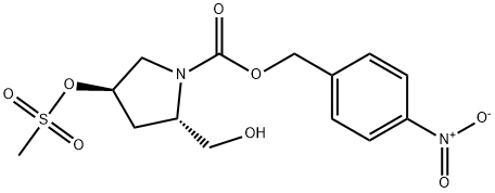 (2S,4R)-2-(Hydroxymethyl)-4-[(methylsulfonyl)oxy]-1-pyrrolidinecarboxylic acid (4-nitrophenyl)methyl ester