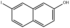 2-Hydroxy-7-iodonaphthalene Struktur