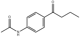 N-(4-butyrylphenyl)acetamide Struktur