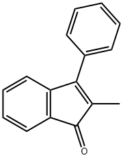 2-methyl-3-phenyl-1H-inden-1-one Struktur