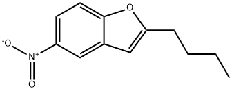 2-Butyl-5-nitrobenzofuran Struktur