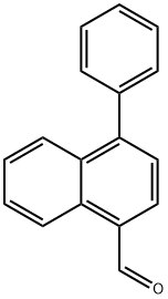 4-Phenylnaphthalene-1-carboxaldehyde Struktur