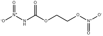 N-Nitro-2-hydroxyethyl-carbamic acid nitrate Struktur