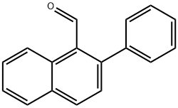 2-Phenylnaphthalene-1-carboxaldehyde Struktur