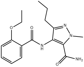 4-(2-Ethoxy benzamido)-1-methyl-3-n-propyl pyrazole-5-carboxamide.