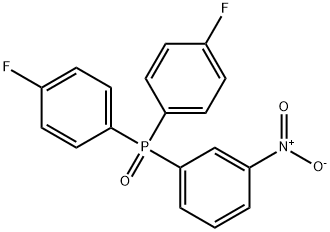 Bis(4-fluorophenyl)(3-nitrophenyl)phosphine oxide Struktur