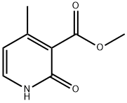 methyl 1,2-dihydro-4-methyl-2-oxopyridine-3-carboxylate Struktur