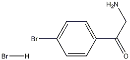 2-Amino-1-(4-bromophenyl)ethanone Hydrobromide Struktur