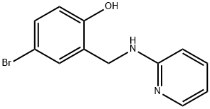 4-Bromo-2-[(2-pyridinylamino)methyl]phenol Struktur