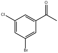 3-Bromo-5-chlorophenylethanone Struktur