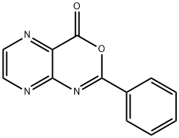 2-Phenyl-4H-pyrazino[2,3-d][1,3]oxazin-4-one Struktur