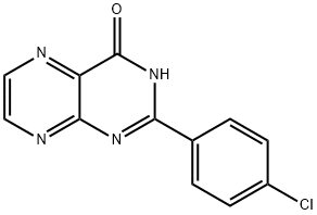 2-Phenyl-4-hydroxypteridine Struktur