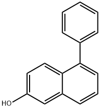 6-Hydroxy-1-phenylnaphthalene Struktur