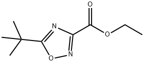 ethyl 5-tert-butyl-1,2,4-oxadiazole-3-carboxylate Struktur