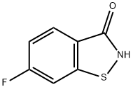 6-Fluoro-1,2-benzoisothiazol-3(2H)-one Struktur