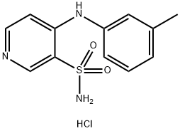 4-[(3-Methylphenyl)amino]-3-pyridinesulfonamide Hydrochloride Struktur