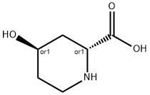 (2R,4S)-4-hydroxypiperidine-2-carboxylic acid Struktur