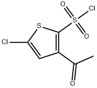 3-Acetyl-5-chlorothiophene-2-sulfonyl chloride Struktur