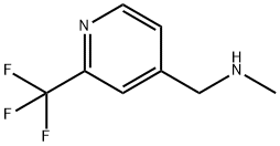 N-methyl-1-(2-(trifluoromethyl)pyridin-4-yl)methanamine Struktur