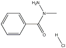 Benzoic acid 1-methylhydrazide hydrochloride Struktur