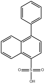 4-Phenylnaphthalene-1-sulfonic acid Struktur