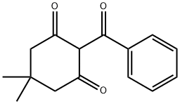 2-benzoyl-5,5-dimethylcyclohexane-1,3-dione Struktur