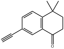 4,4-Dimethyl-7-ethynyl-1-tetralone Struktur