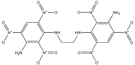 N,N'-1,2-Ethanediyl-bis[2,4,6-trinitro-1,3-benzenediamine] Struktur