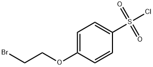 4-(2-bromoethoxy)benzene-1-sulfonylchloride Struktur