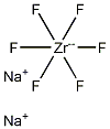 Disodium hexafluorozirconate Struktur