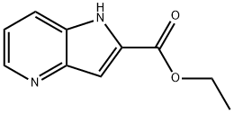 1H-Pyrrolo[3,2-b]pyridine-2-carboxylic acid ethyl ester Struktur