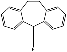 10,11-Dihydro-5H-dibenzo[a,d]cycloheptene-5-carbonitrile Struktur