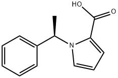 (R)-1-(1-phenylethyl)-1H-Pyrrole-2-carboxylicacid Struktur