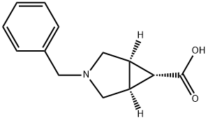 exo-3-Benzyl-3-azabicyclo[3.1.0]hexane-6-carboxylic acid Struktur